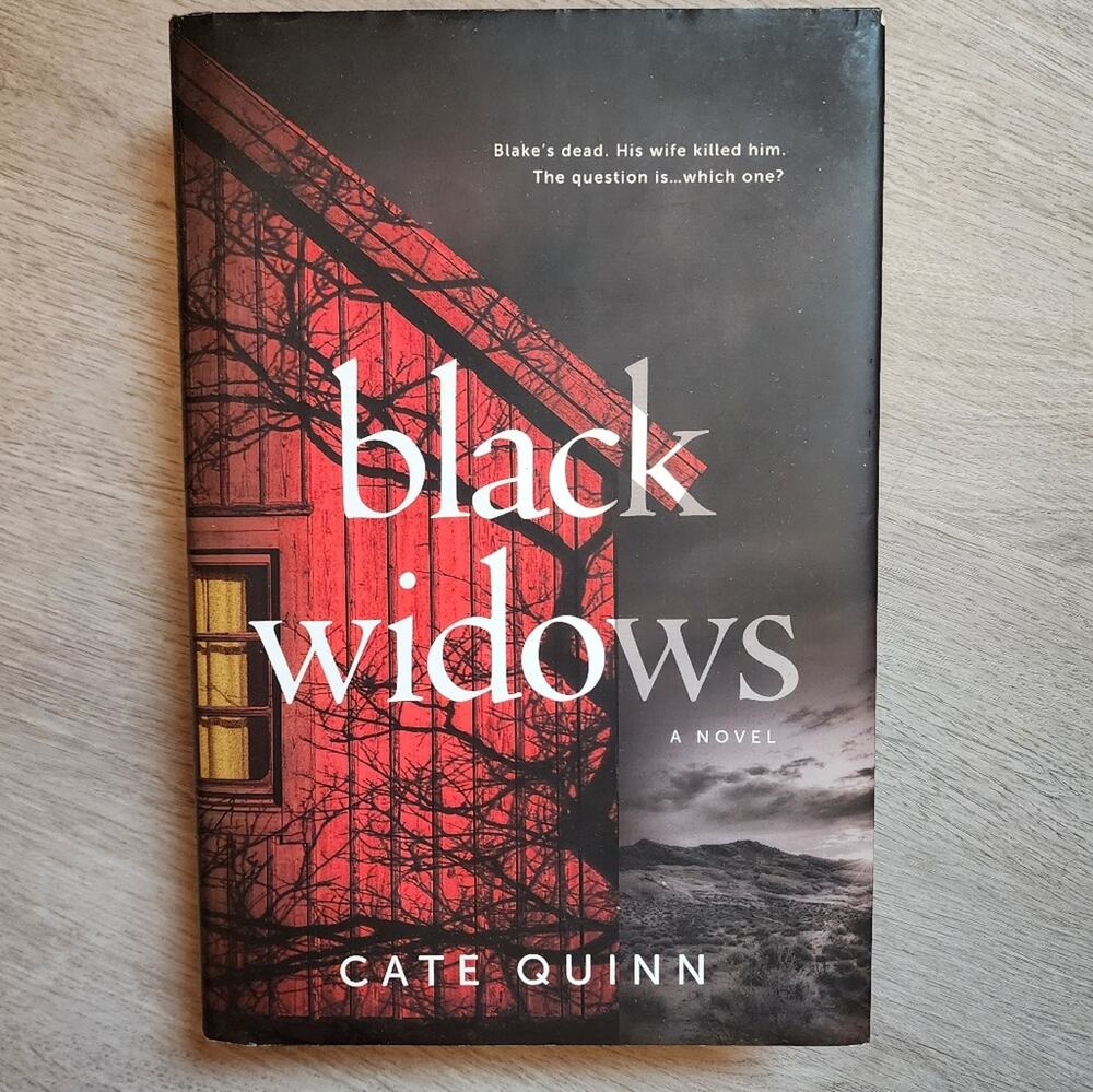 Black Widows by Cate Quinn Hardcover Adult Fiction Mystery Thriller Novel
